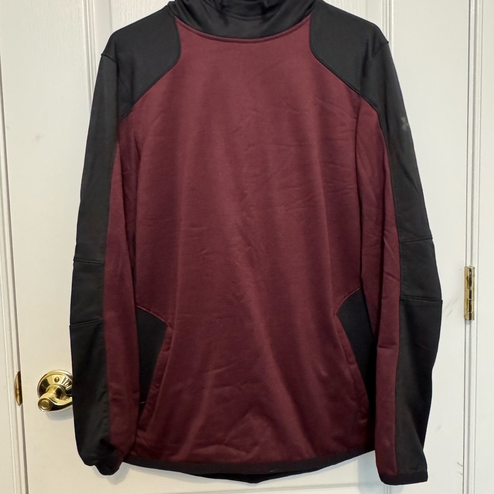 Under Armour Men's Maroon and Black Jacket